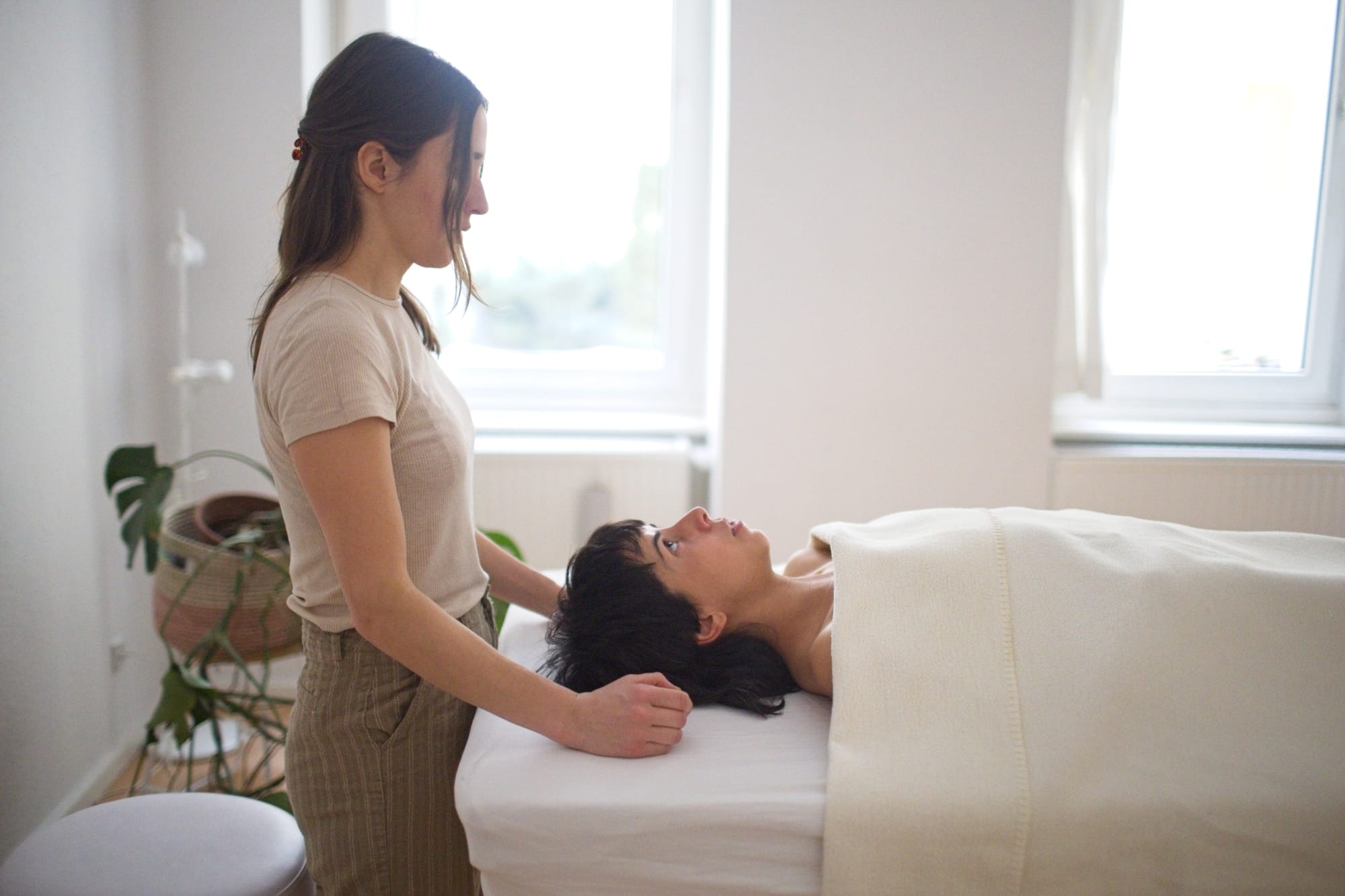 Step 4: the session moves at your own pace, with the nervous system setting the speed